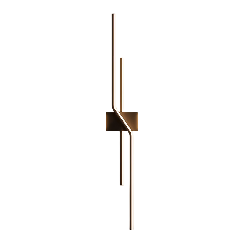 AOC Minimalist Italian Modern Luxury Grille Living Room TV Background Wall Linear Strip Bedroom Bedside Wall Lamp