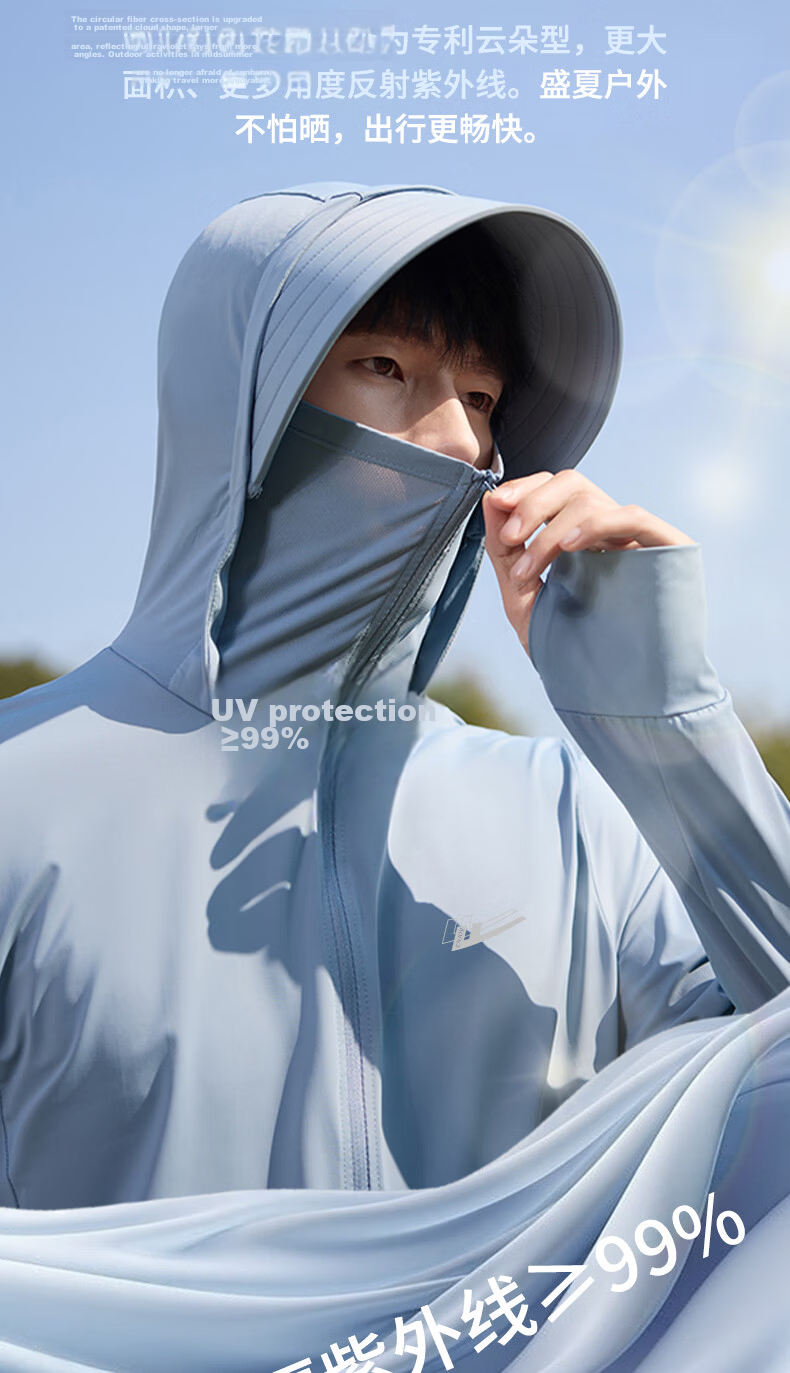 Warrior Men's UV Protection Sun Jacket 2026 Summer New Cool Feeling High-End Men's Sunscreen Coat 8