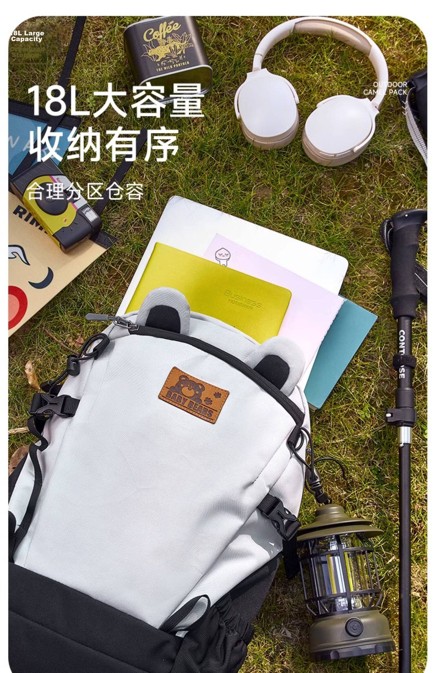 Liomirror Travel Bag Large Capacity Foldable Luggage Sleeve Maternity Gym Handheld Crossbody Bag for Men and Women 9