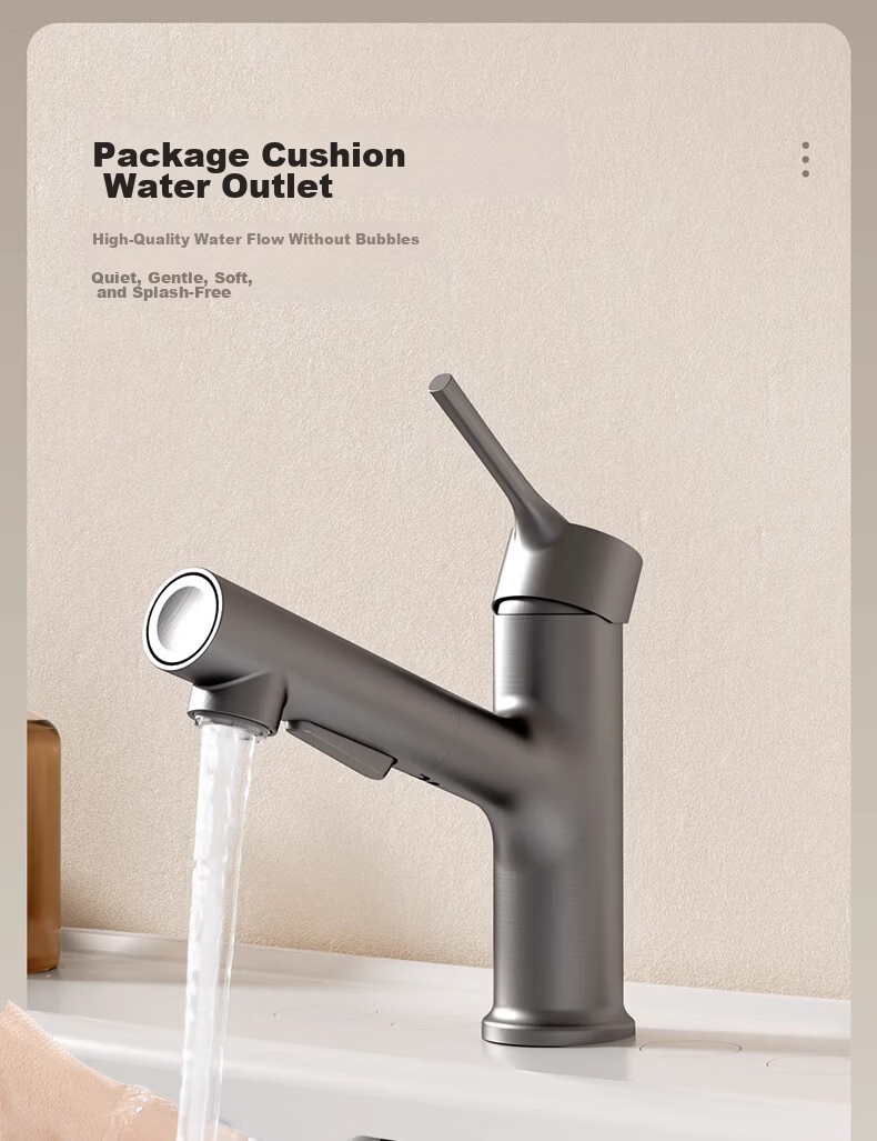 ARROW YJ Multifunctional Pull-Out Hidden Basin Faucet Single Handle Hot and Cold Mixer Tap for Washbasin 9