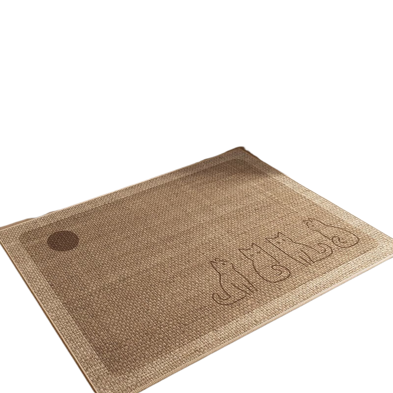 Yinshang Linen Entrance Door Mat Non-Slip High-End Indoor Entryway Rug Floor Mat