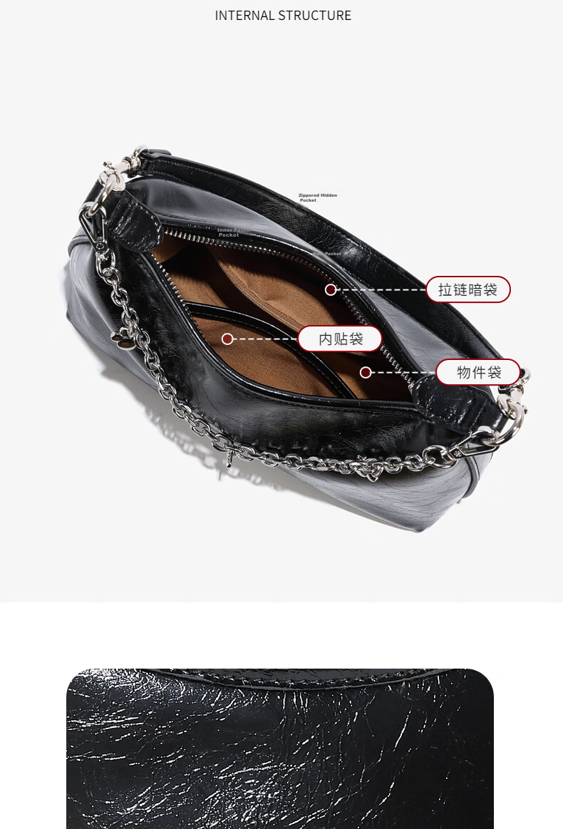 Disney Crossbody Underarm Commuter Bag Women's New Luxury Small Niche New Year Gift Versatile Small Bag 8