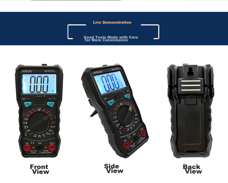 HYELEC MAS830L Digital Multimeter 11