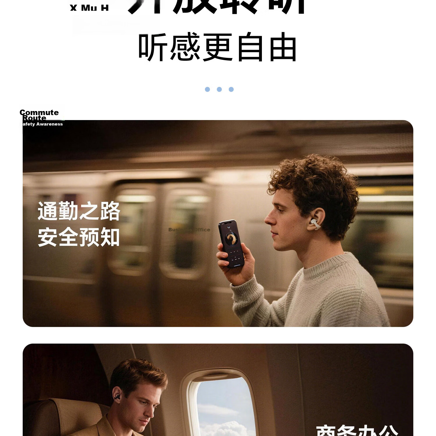 Zhunhang 2026 Latest Bluetooth Earhook Wireless Open-Ear Clip-On Sports Running Call Gaming Noise-Cancelling Long Battery Life Ear Protection Headphones 25