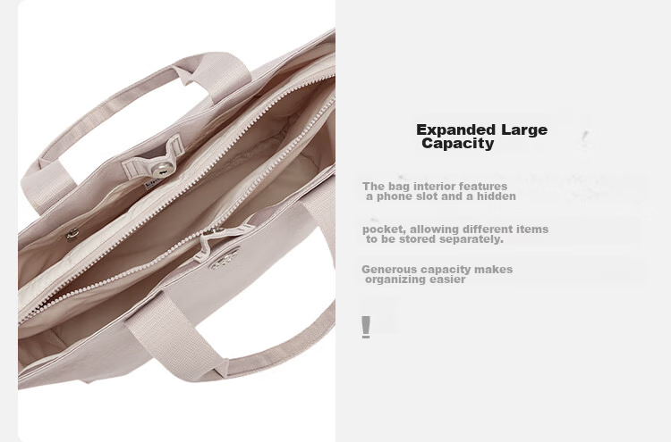Kipling COLISSA Shimmer Silver Tote Bag Commuter Laptop Bag Crossbody Bag Birthday Gift 9