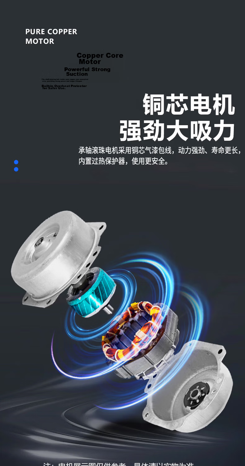 Nedfon Exhaust Fan Bathroom Ventilation Fan Household Louver Wall Window Ventilator Low Noise Kitchen Smoke Extractor All Plastic Model - 10 Inch APB25-5-BS 16
