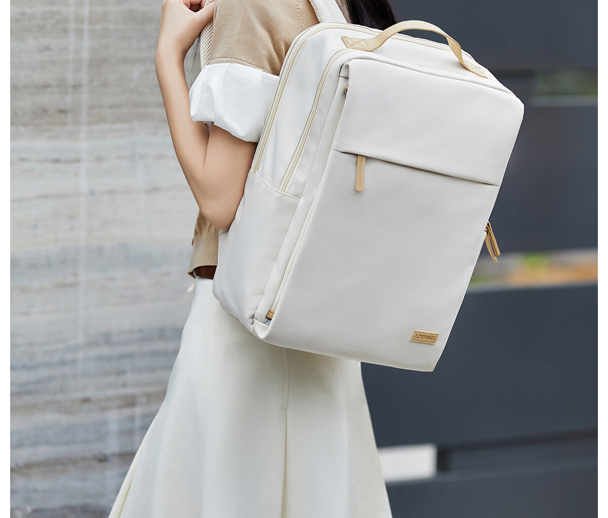 JINSHIWQ Laptop Backpack Women High-End Airbag Shockproof Notebook Bag Business Commuter Large Capacity Computer School Bag 36