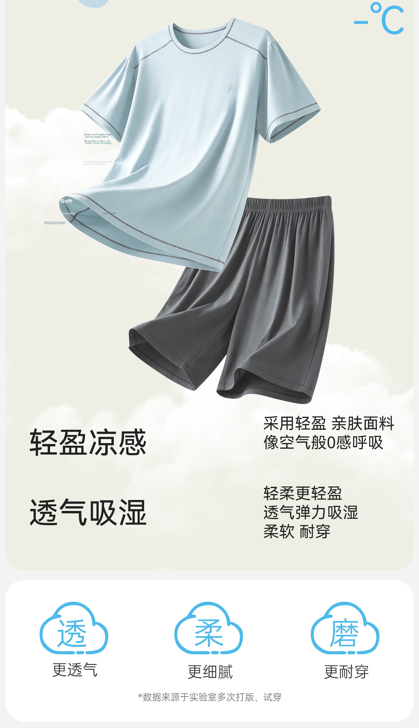 Langsha Children's Pajamas 2026 New Boys Teenagers Student Ice Silk Short Sleeve Set Summer Thin Homewear 3