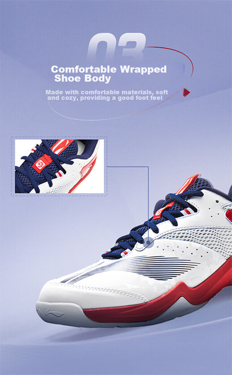 LI-NING Badminton Shoes Yinlang IV 4th Generation Training Shoes Unisex New Comfortable Durable Wide Fit Sports Shoes 4