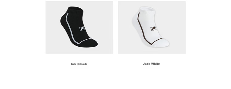 FILA Official Men's Low-Cut Socks 2026 Summer Tennis Sports Socks Colorblock Comfortable Short Socks 3