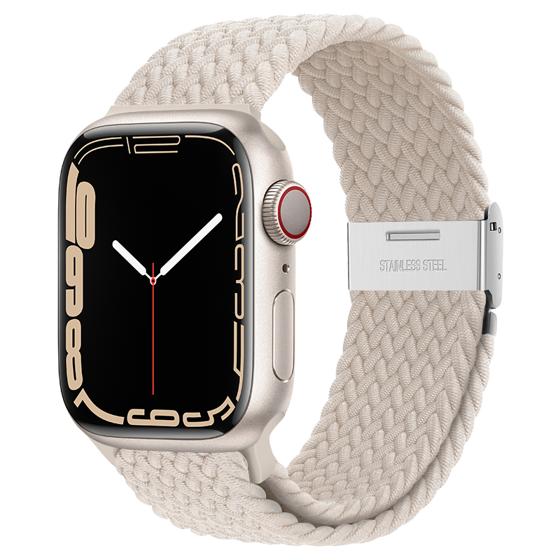 BHO Compatible Apple Watch S12 Band, Braided Loop Strap for Apple Watch S12/S11, IWatch S10/9/8/7 Ultra 4/SE 3/2 Nylon Strap