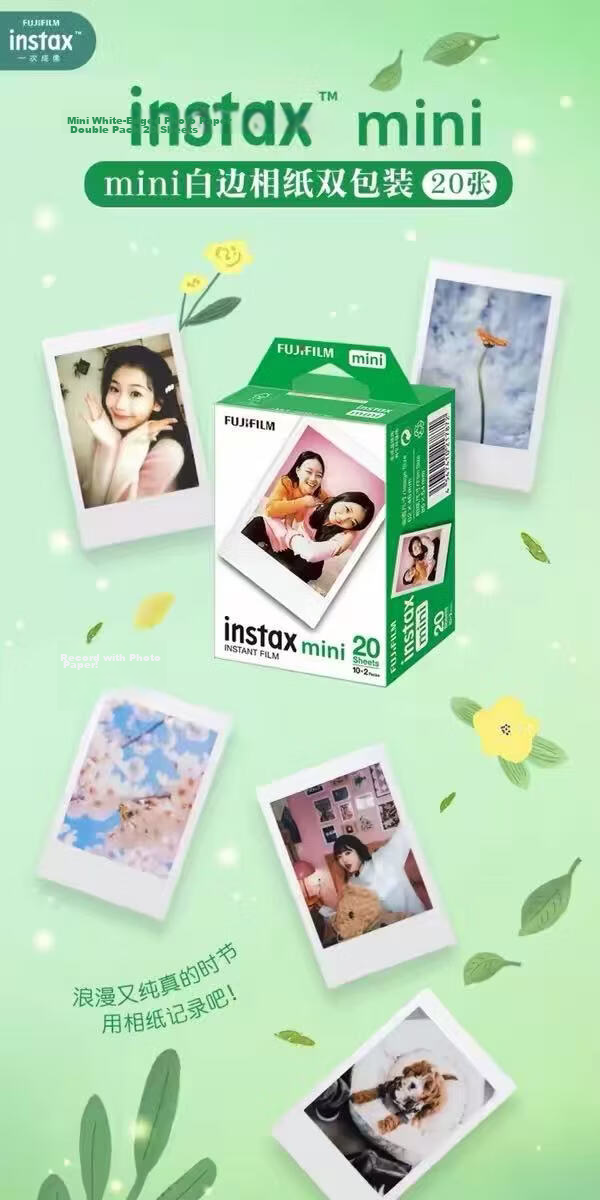 FUJIFILM Instax Mini Flower Instant Film 10 Sheets (Compatible with Mini SE/12/40/41/90/99/EVO, etc.) 1