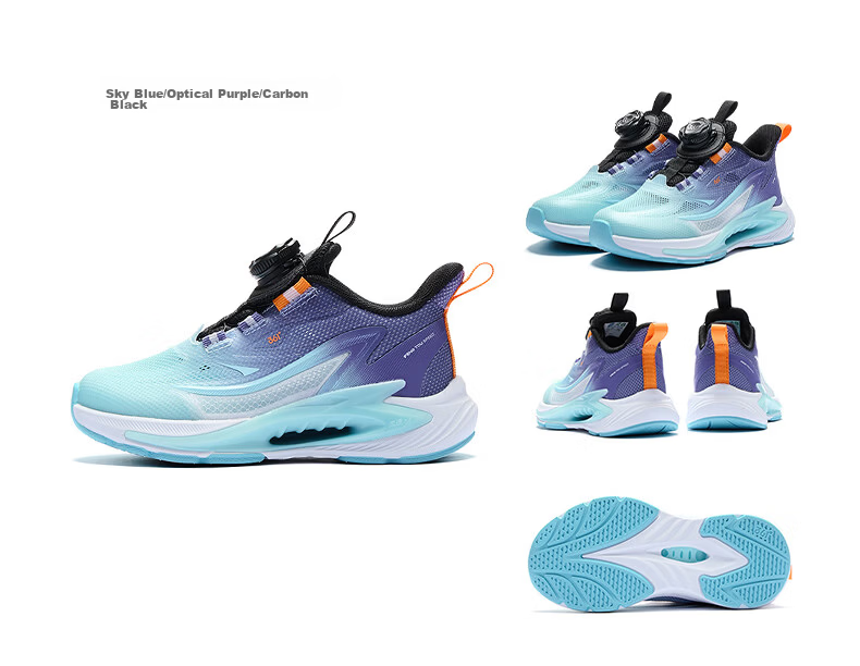 361° Wind Breath 7.0 Kids Running Shoes 26 Autumn Boys Girls Lightweight Bounce Cushioning Professional Dial Sports Shoes Black 37 51
