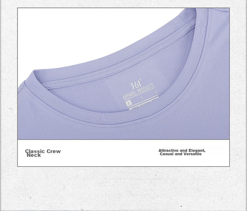 361° Women's Short Sleeve Spring Summer New Sports T-Shirt Quick-Dry Loose Casual Running Top 662624113-3 14