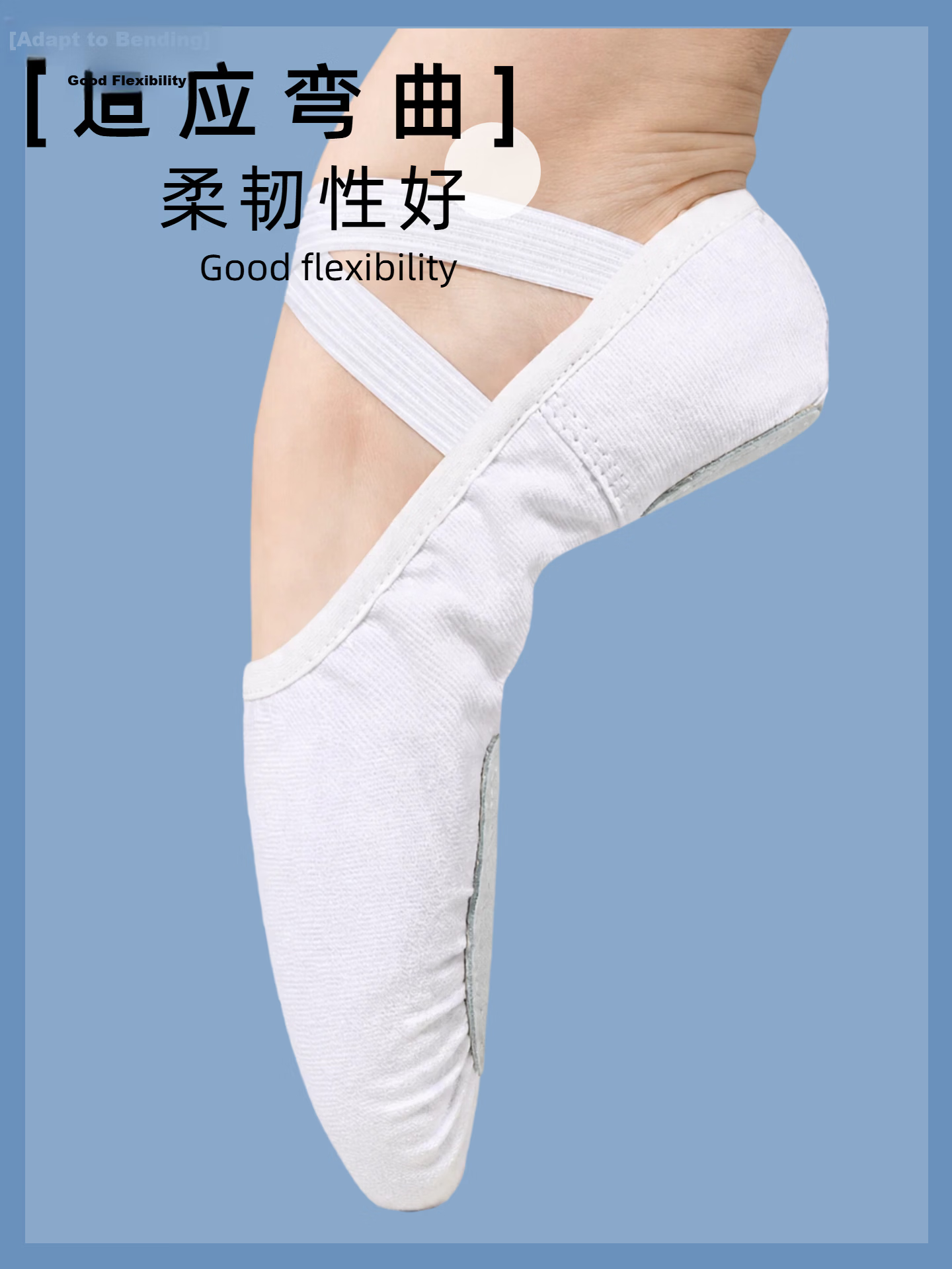 COOTYMAX Children's Dance Shoes White Girls Soft Sole Practice Shoes Chinese Dance Adult Ballet Cat Paw Shoes Dancing Body Shoes 5