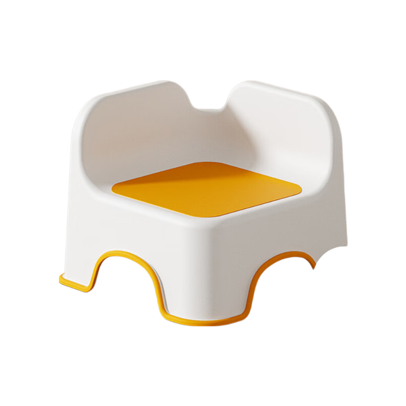 Siwangongli Baby High Chair with Backrest, Children's Stool, Infant Bathroom Seat, Home Non-Slip Stool, Low Stool