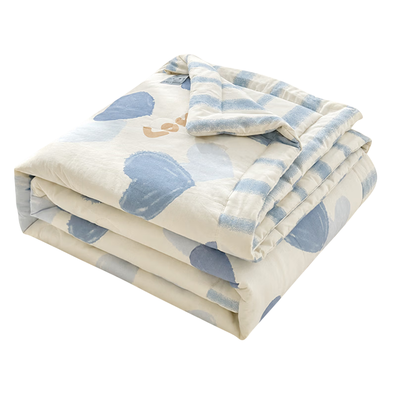 MUJI 100% Cotton Quilt Summer Blanket Thin Comforter Air Conditioning Quilt 150x200cm
