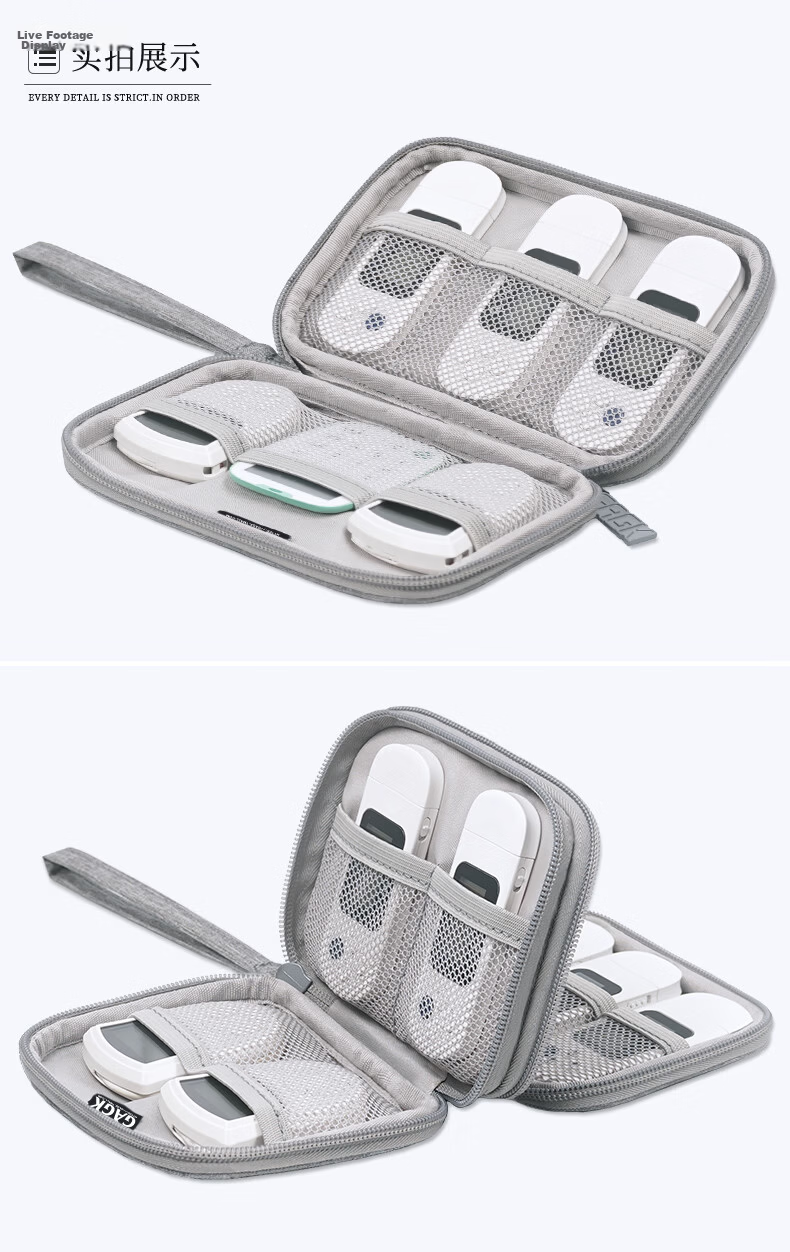 GAGK Corporate Cashier Ukey Waterproof Multi-Compartment USB Drive Storage Bag for 47 USB Drives + 8 Bank Cards 21