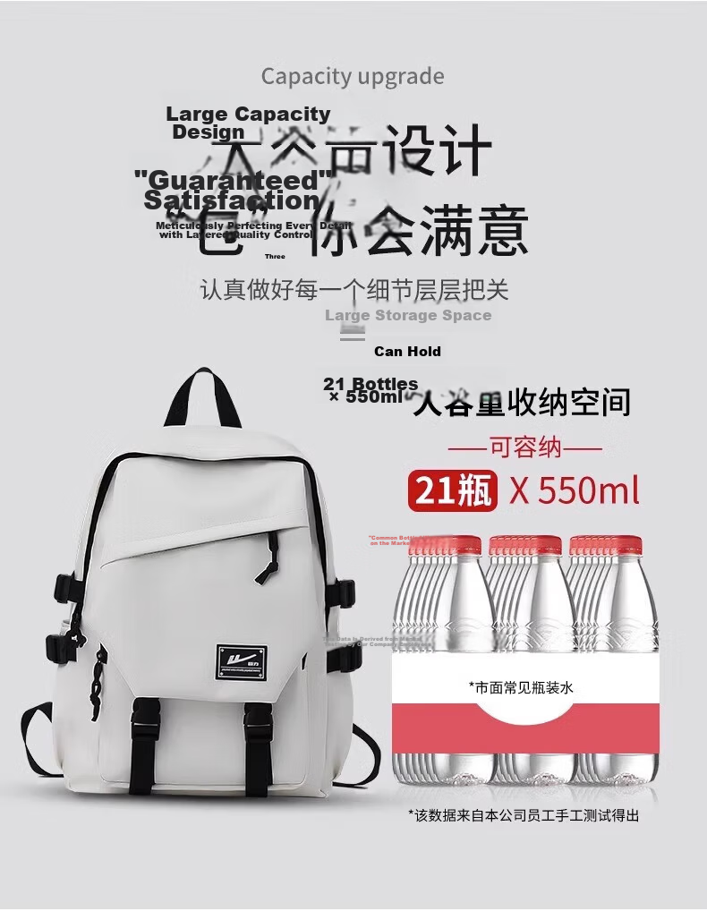 Warrior Men's Large Capacity Casual Water-Resistant Commuter Business Backpack Laptop Bag College Student Travel Backpack 1