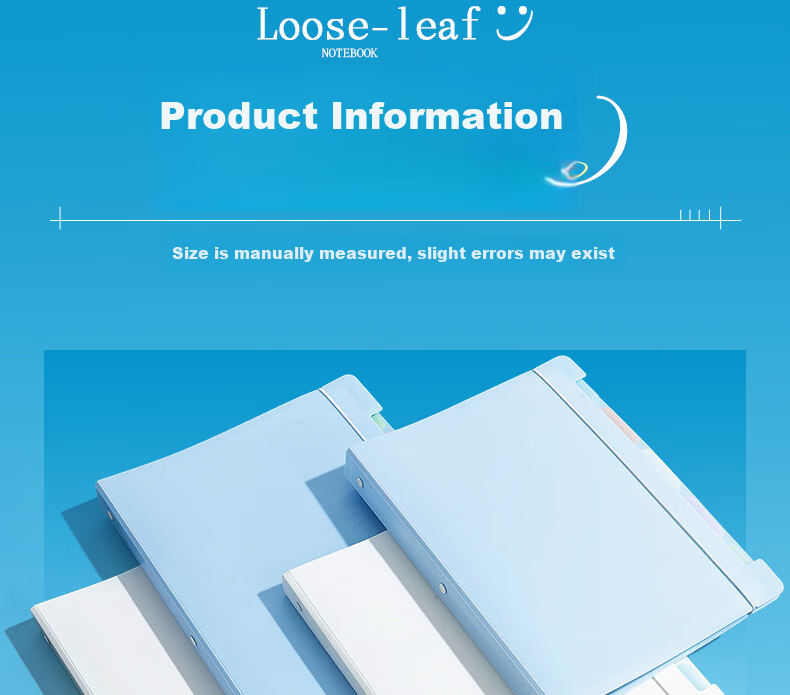 M&G A4 100-Sheet Refillable Notebook Large Capacity Detachable Student Exam Essential White APNHB034-ZZ 21