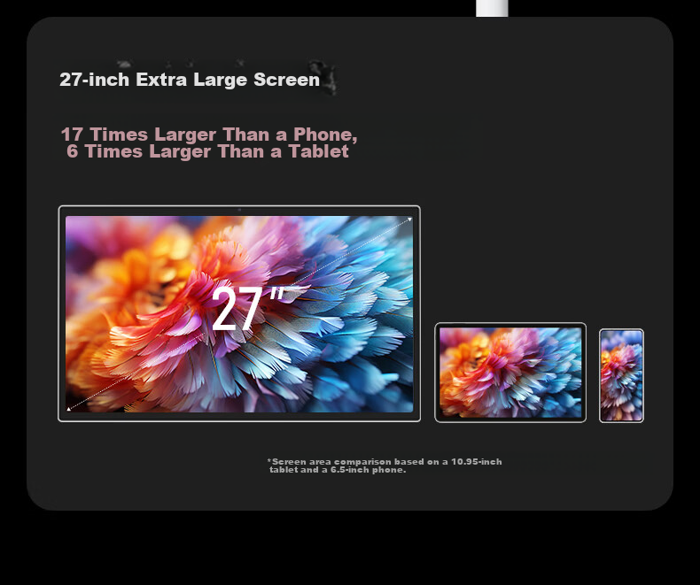 ZTE Freedom Screen Bestie Phone/All-in-One 27-inch Large Tablet "Lobster Farming" Cloud Computer Portable Touchscreen TV 5G SIM Card Slot National Subsidy 11