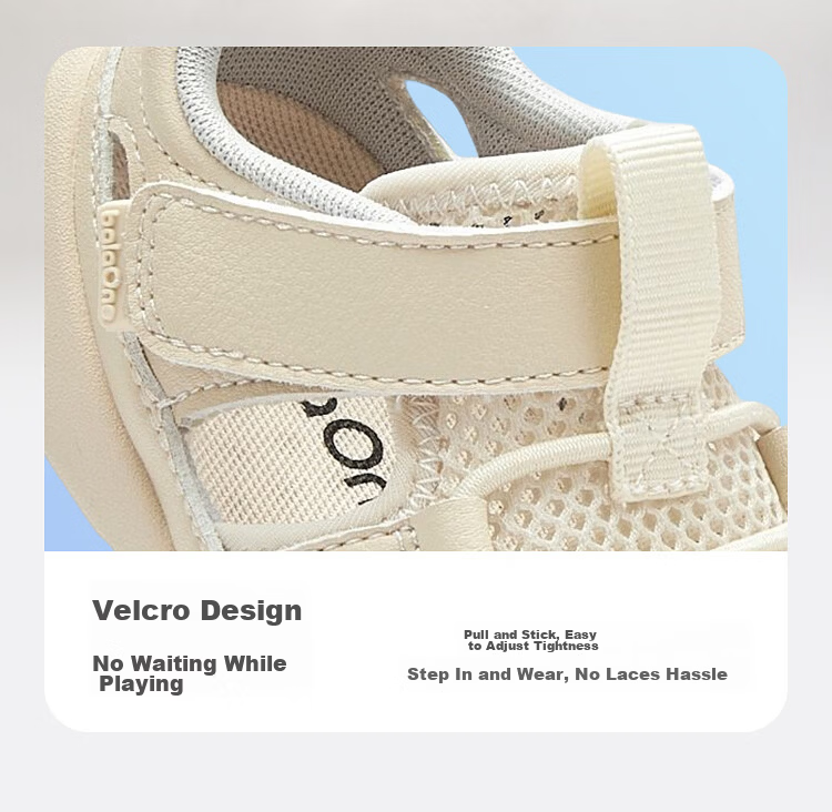 Balabala [balaOne] Kids Toddler Shoes Boys Girls Sandals 2026 Summer New Closed-Toe Shoes 12