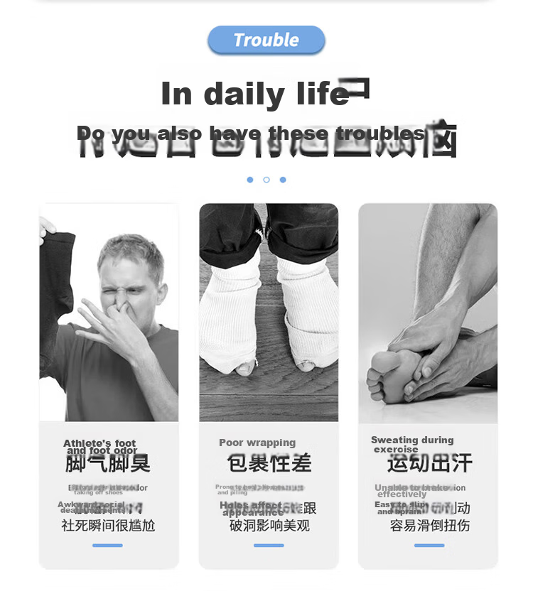 PEAK Sports Socks [3 Pairs] Men's Sweat-Absorbing Breathable Odor-Resistant Badminton Running Basketball Socks Gray 3