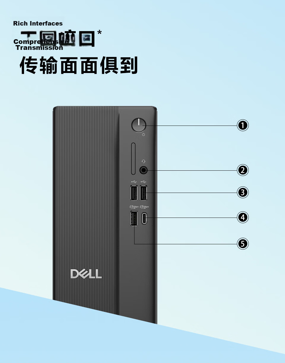 Dell Achievement New High-Performance AMD Desktop Computer (R7-170, 32GB DDR5, 512GB+2TB Large Storage) 23.8-inch Screen for Business Office and Educational Use 4
