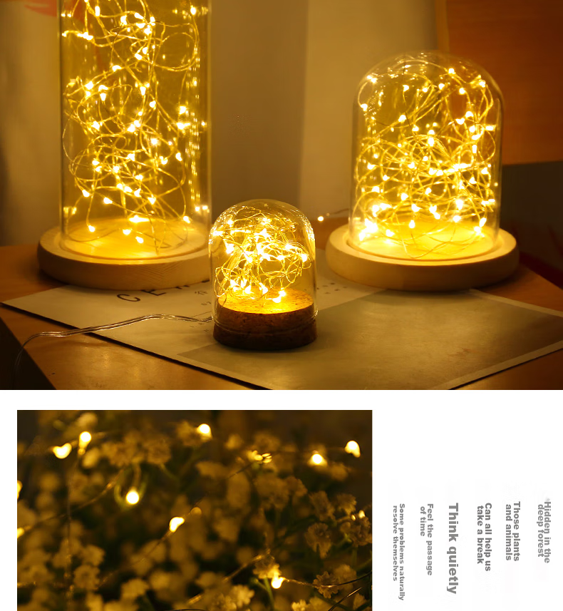 Gongxun Rose Flower Colorful String Lights Surprise Proposal Wedding Room Indoor Decoration Bedroom Atmosphere Scene Setup 20 Lights 9
