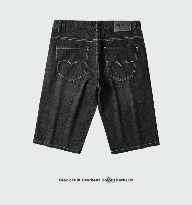 HLAHLA Men's Denim Shorts 26 Three Kingdoms Series Summer Six-Point Pants 10