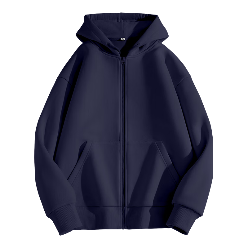 Baleno S&K Series Men's Hooded Jacket Autumn Loose Casual Heavyweight Knit Sweatshirt Solid Color Simple Versatile Cardigan