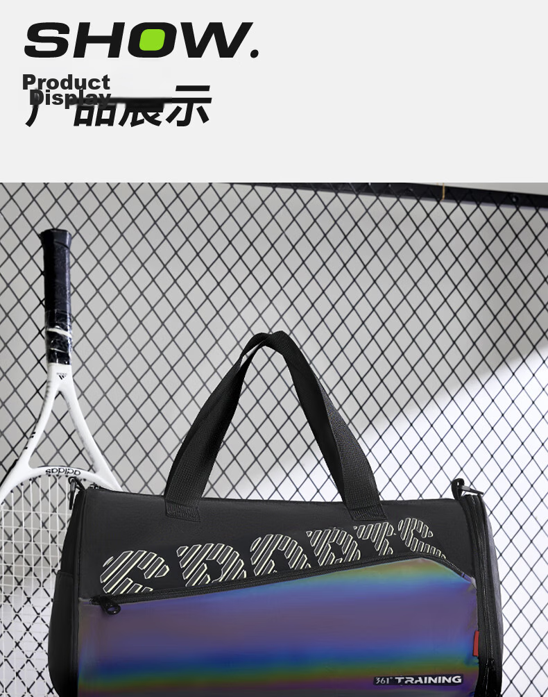 361° Swimming Bag Wet and Dry Separation Storage Bag Fitness Travel Bag Unisex Sports Training Toiletry Waterproof Bag 15