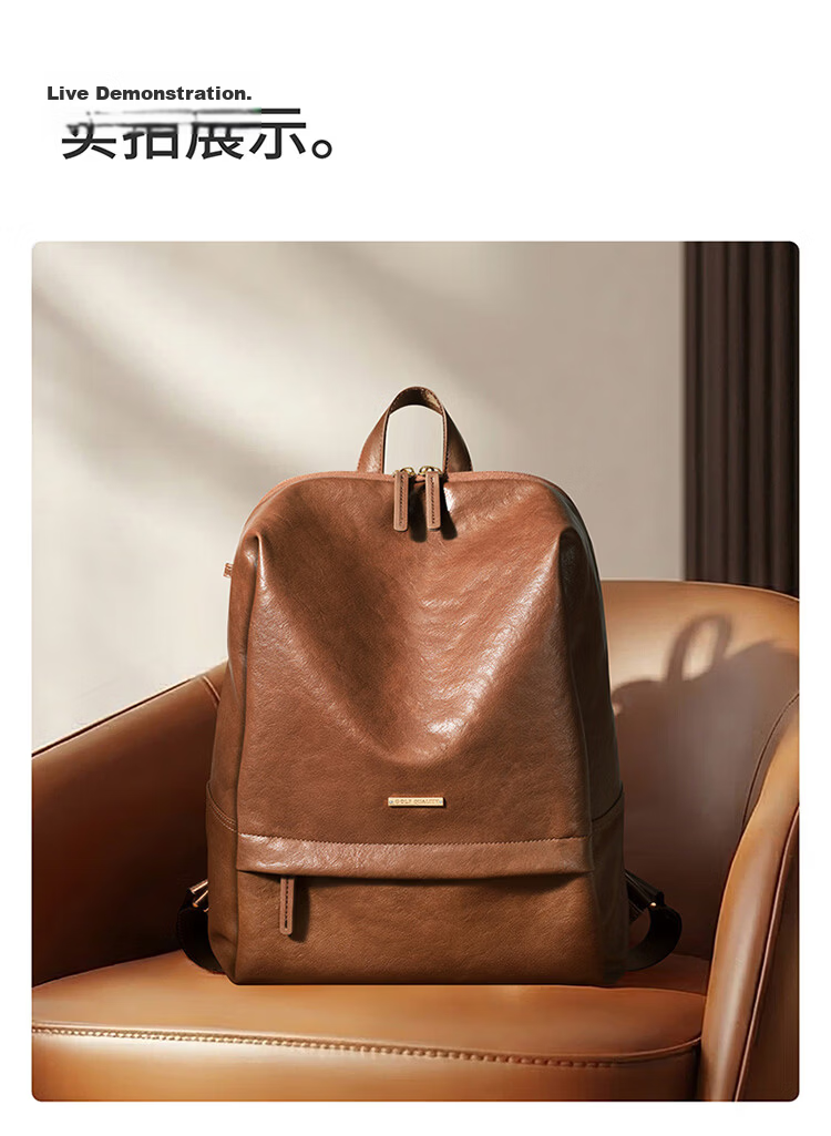 GOLF Women's Fashion Backpack 14-inch Laptop Bag Large Capacity Casual Travel Student School Bag 23