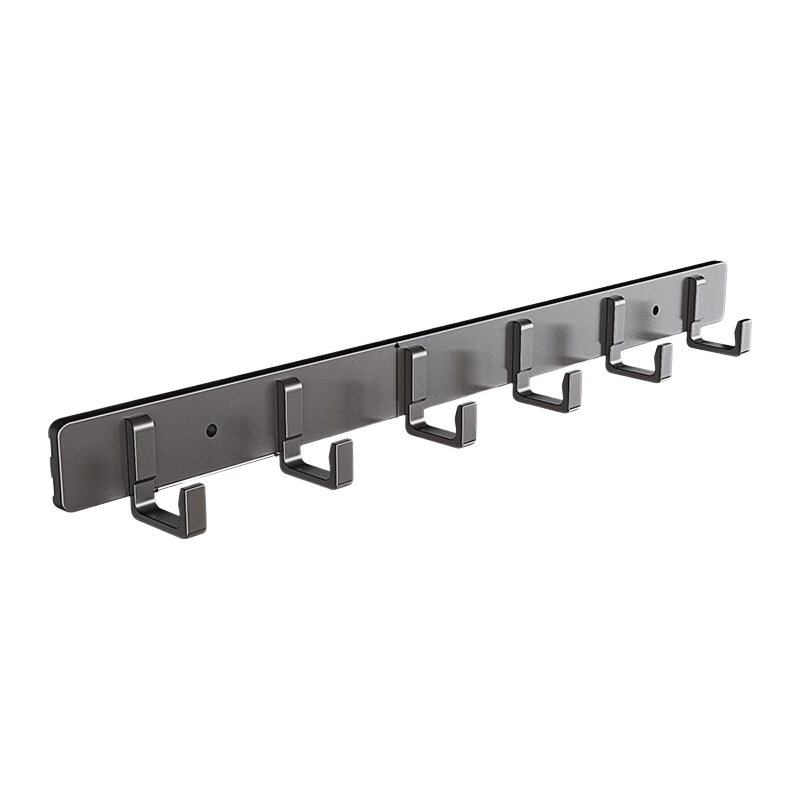 MICOE Space Aluminum No-Drill Bathroom Adhesive Hook Strong Towel and Clothes Hanging Hook for Door and Wall