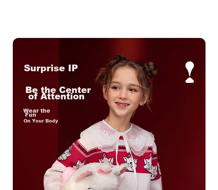 DISNEY Kids Girls Knit Long Sleeve Dress Mesh New Year Red Dress 23 Winter DB341RE02 Red Size 100 5