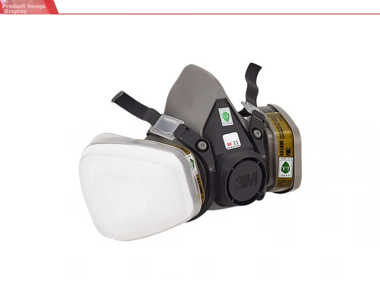 3M 6200 Gas Mask Respirator Paint Welding Protection Activated Carbon Dust Chemical Pesticide Mask 620E Set 1