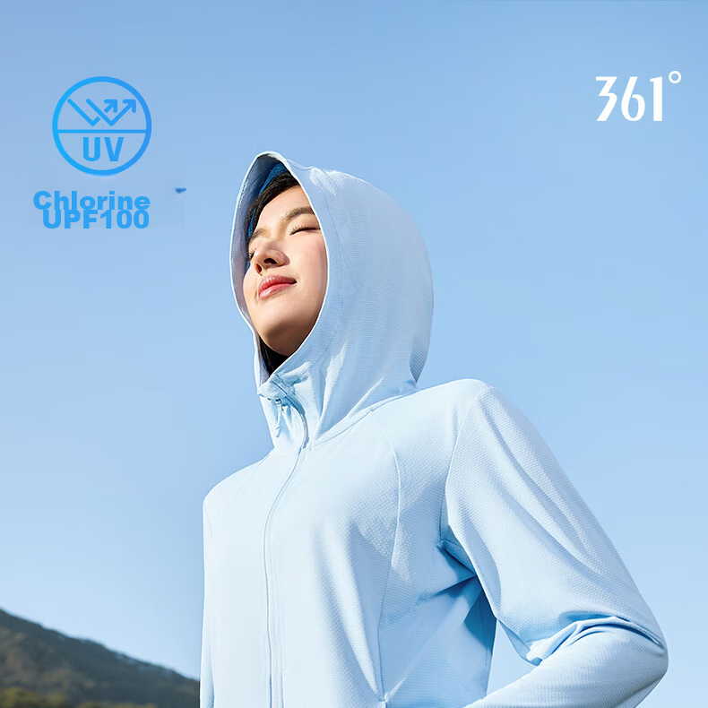 361° Women's Summer Sunscreen Jacket New Sports UV Protection UPF100+ Outdoor Coat 662624608D-7 80