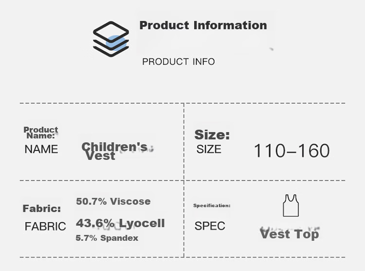 Miiow Kids Boys Summer Sleeveless Lenzing Lyocell Tank Top Breathable Thin Pajama Shirt for Older Boys 11
