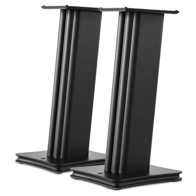 HiVi Diva Stand Speaker Support 2.0 HiFi Audio Stand, Black Home Theater Floor-Standing Surround Speaker Stand