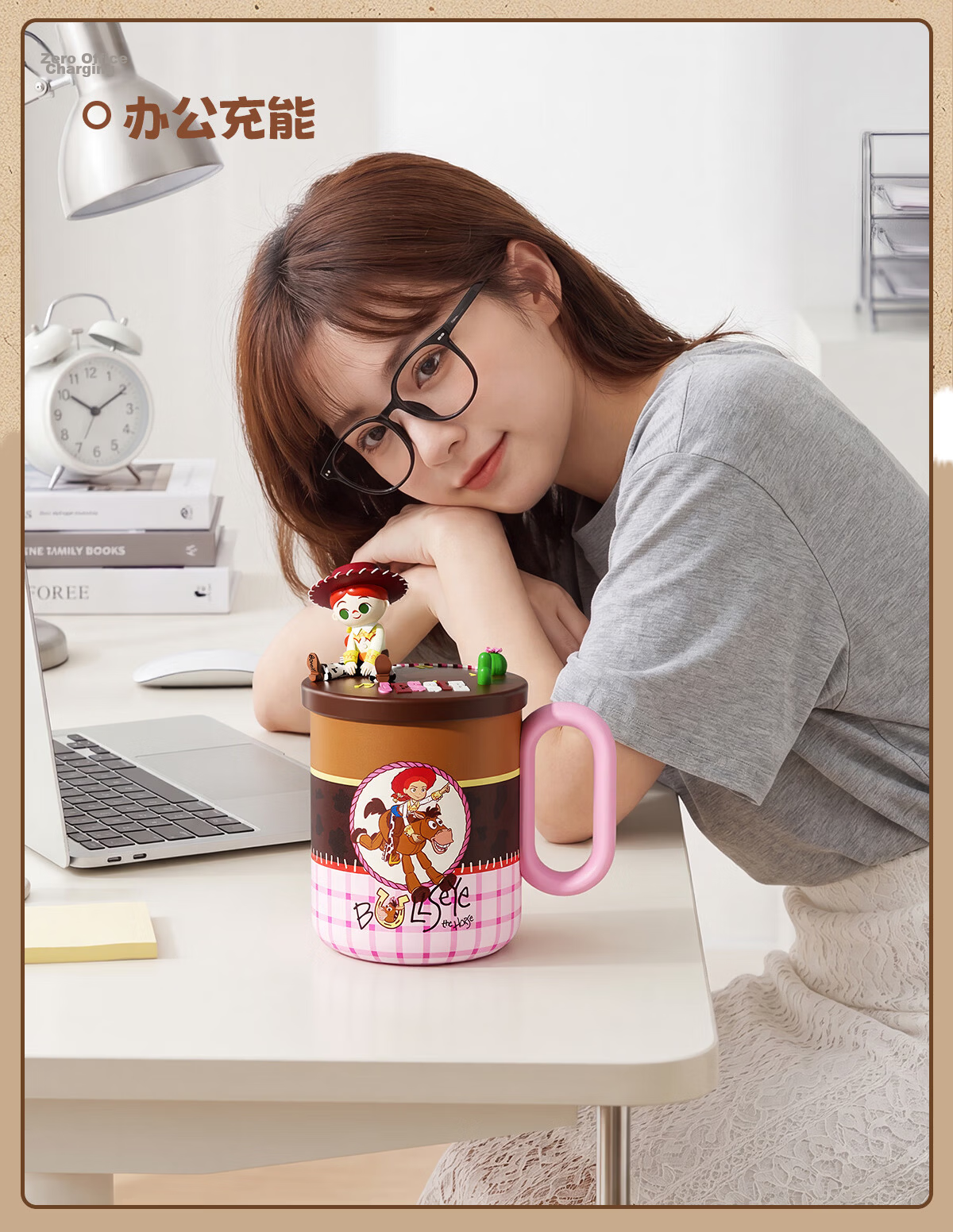 Germ Disney Toy Story Insulated Coffee Mug 490ML Woody Office Cup Gift for Men and Women 12