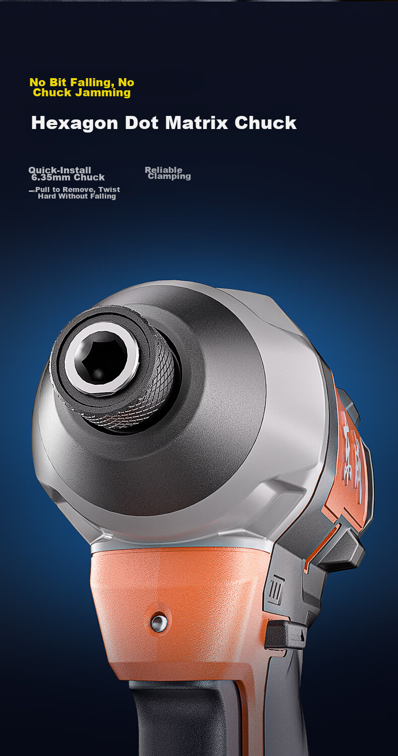 Dongcheng 16V Cordless Brushless Impact Electric Screwdriver Drill DPL16V-160S 13