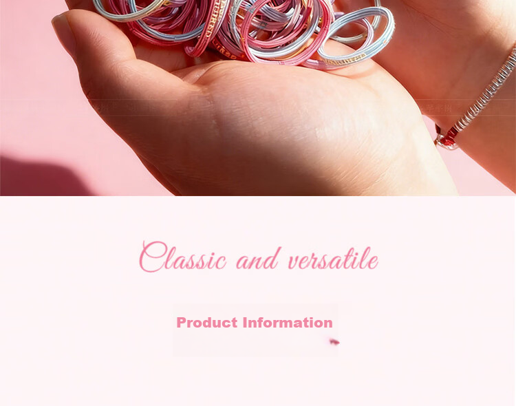 Princess Code Kids Hair Ties Girls Elastic Hair Bands High Elasticity No Hair Damage Hair Accessories for Students Baby Braided Hair Rope 10