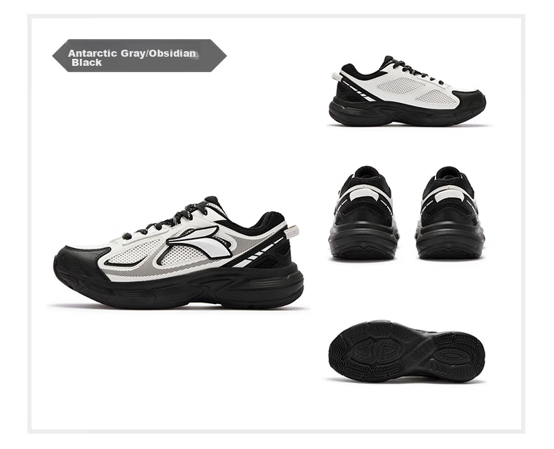 361° Retro Chunky Sneakers for Women, Autumn New Style Breathable Casual Shoes Thick-Soled Commuter Sports Shoes 682636773-1 31
