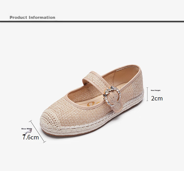 Lairdson Mall Style Casual Hollow-out Fisherman Flats Women 6M19901 Milk Tea Apricot BEF 36 5