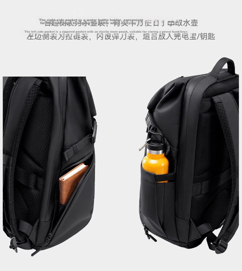 JD Jingzao Expandable Large Capacity New Business Travel Laptop Backpack Lightweight Sports Men's Shoulder Bag 15
