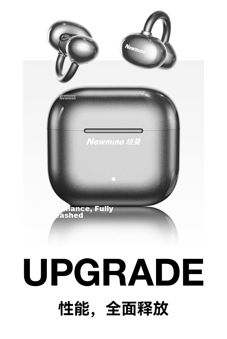 Newman 2026 Latest AI Real-Time Translation Bluetooth Bone Conduction Wireless Open-Ear Clip-On Sports Earphones Long Battery Life for Music Running and Calls 17