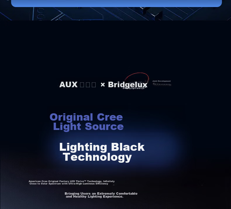 AUX American Pure Eye Protection AI Voice Smart Bedroom Ceiling LED Light Nordic Modern Minimalist Main and Secondary Bedroom Study Room 8
