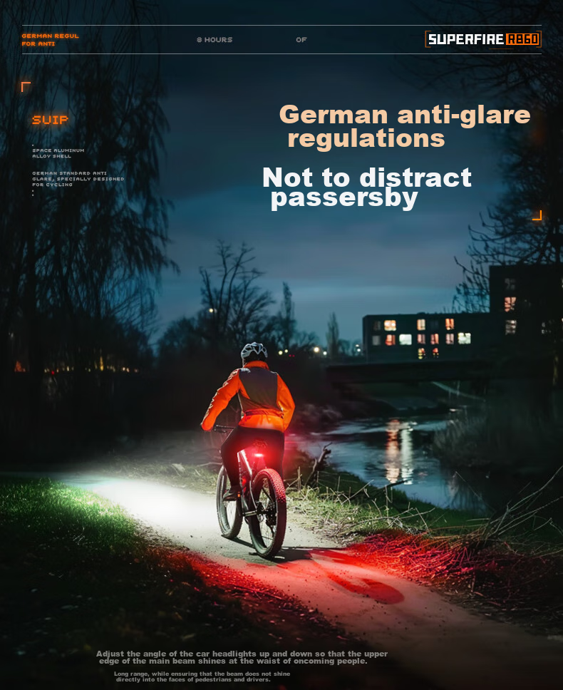 SupFire BTL12 Bicycle Tail Light Mountain Road Bike Night Riding Warning Light Smart Sensor Brake Light Cycling Equipment 5