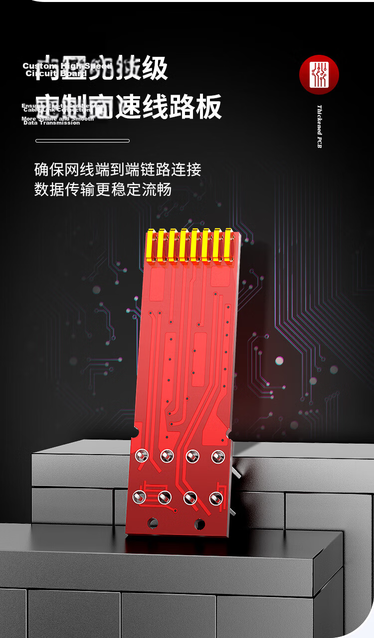 AMPCOM CAT6 Tool-Free RJ45 Shielded Gold-Plated Zinc Alloy 8P8C Ethernet Connector AMC6102 8