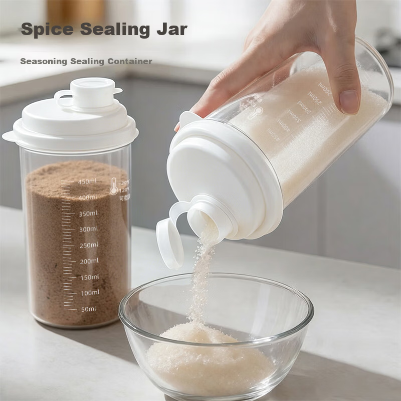 Imakara Flour Starch Sugar Airtight Container Milk Powder Storage Jar Portable Protein Powder Dispenser Box